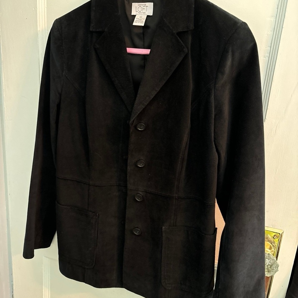 Ann Taylor Black Leather Jacket